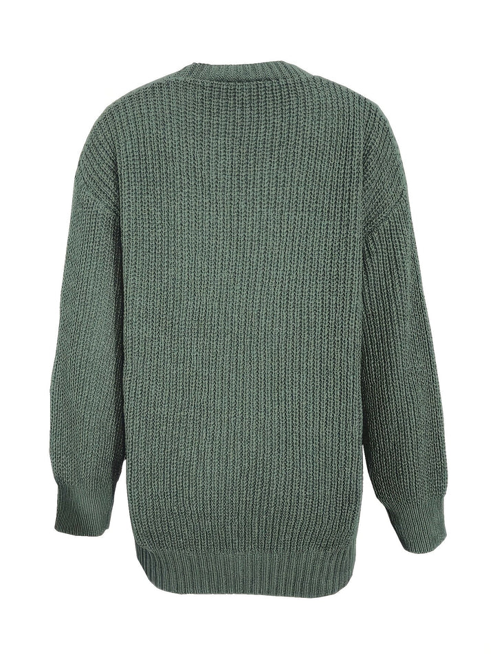 Maisie | Avslappnad Knapplång Cardigan