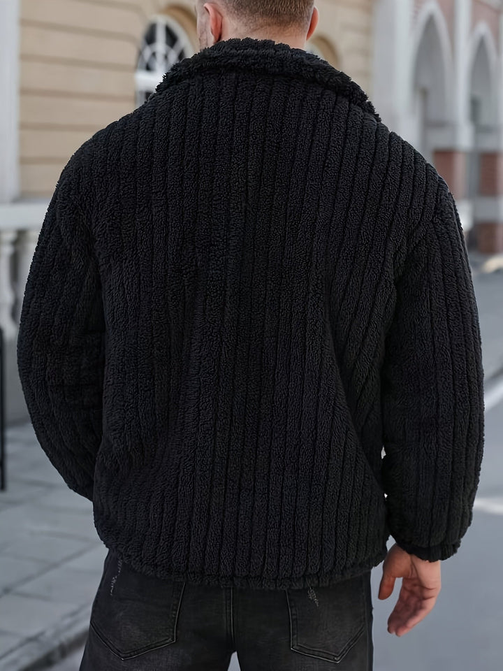 Owen | Texturerad Knapp-Jacka