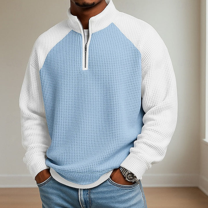 Lincoln | Texturerad Quarter-Zip Pullover