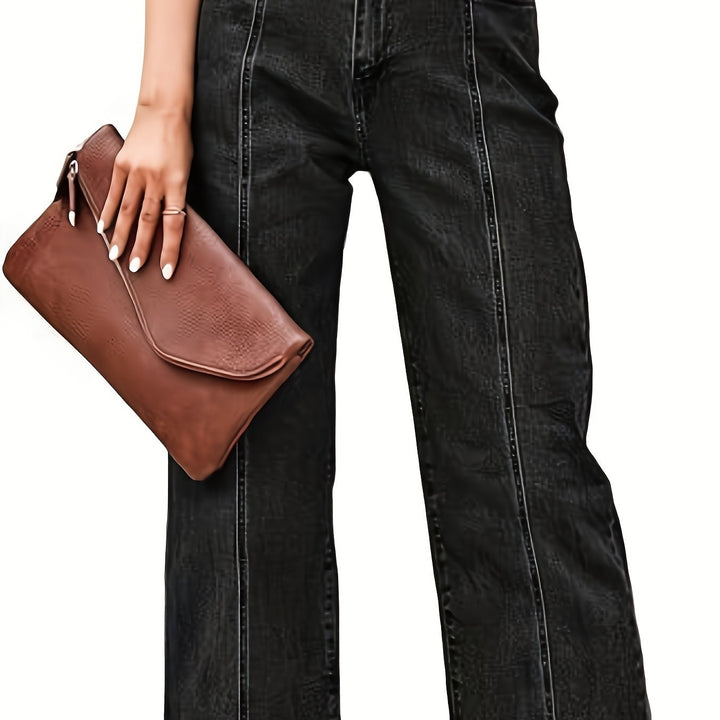 Denise | Skräddarsydda Croppade Raka Jeans