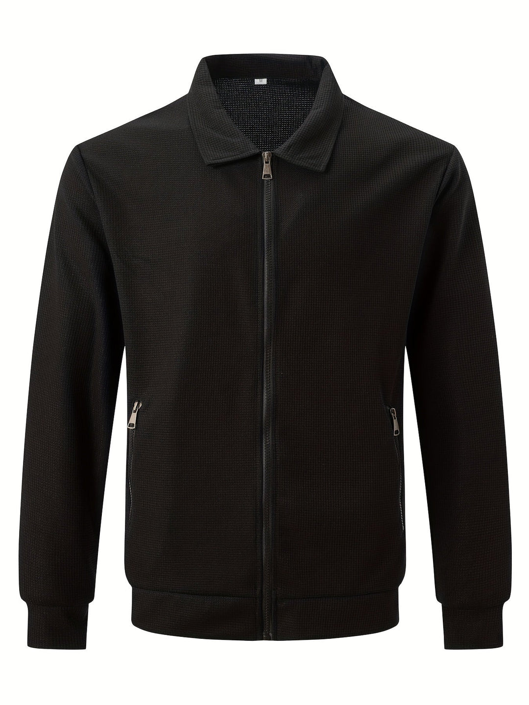 Cameron | Texturerad Zip Jacka