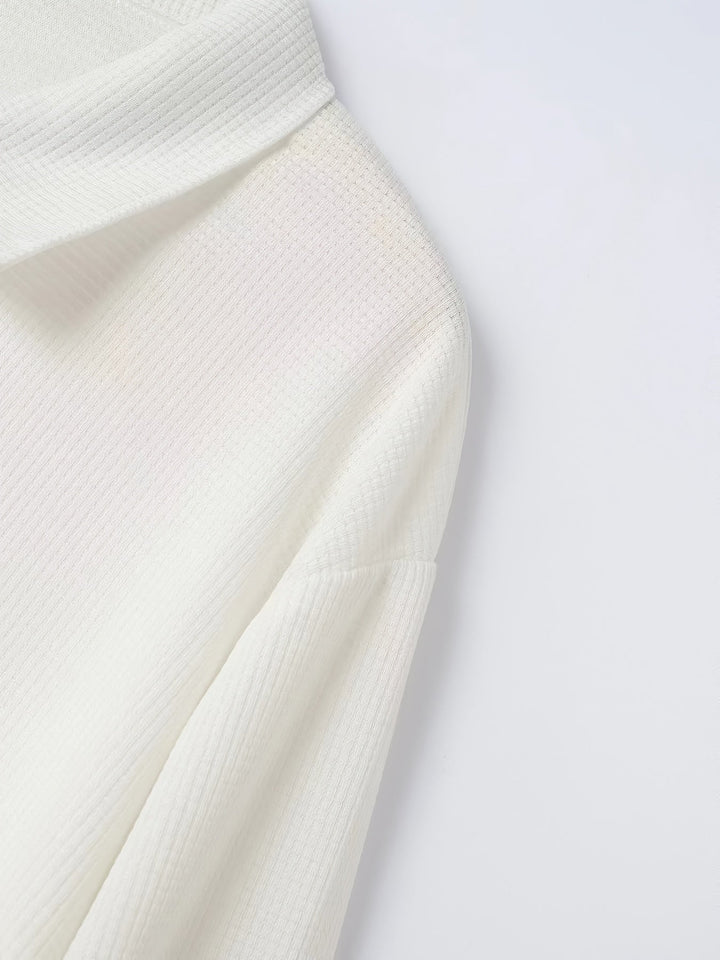 Cameron | Texturerad Zip Jacka
