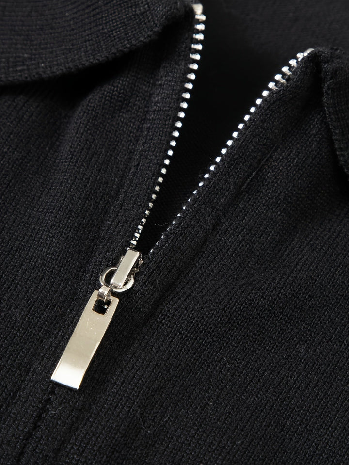 Donovan | Förfinad Quarter-Zip Polo Tröja