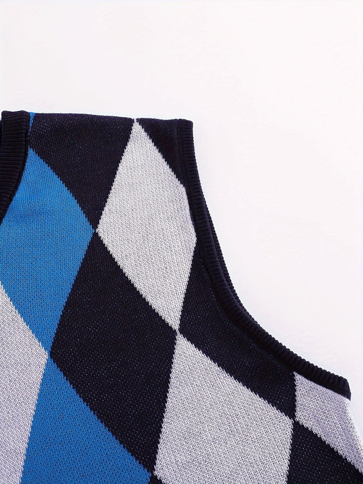 Chandler | Klassisk Argyle Tröja Väster