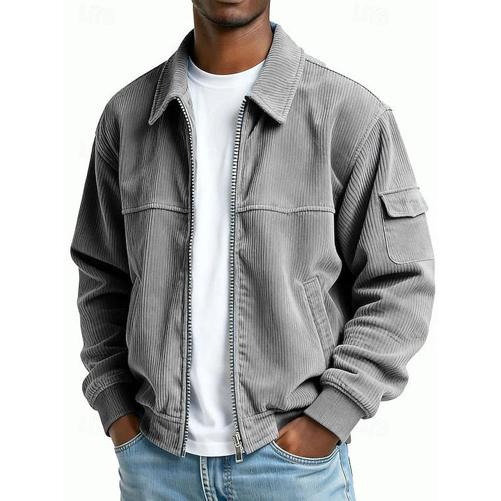 Jasper | Ribbad Texturerad Jacka
