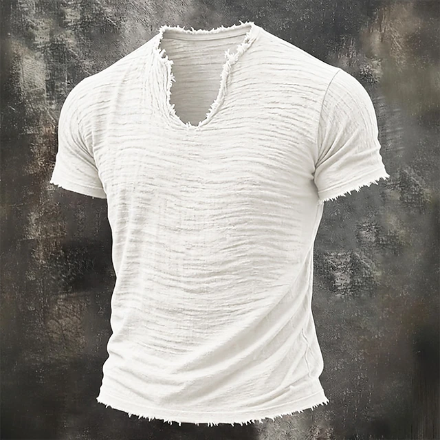 Wyatt | Robust Notch-Neck T-Shirt