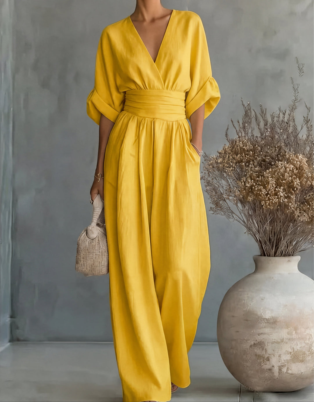 Genevieve | Elegant Byxdress med Vida Ben