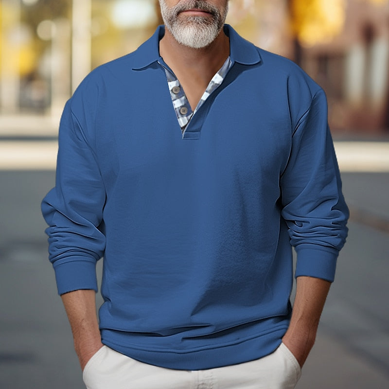 Griffin | Polo-Krage Sweatshirt