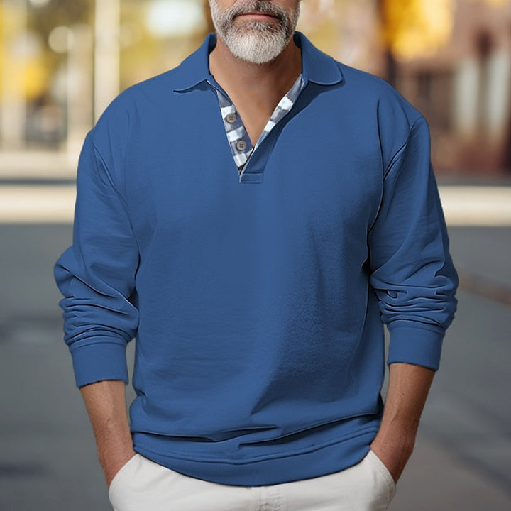Griffin | Polo-Krage Sweatshirt