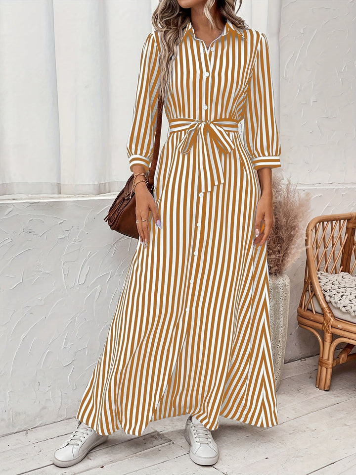 Meredith | Bälteklänning Maxi