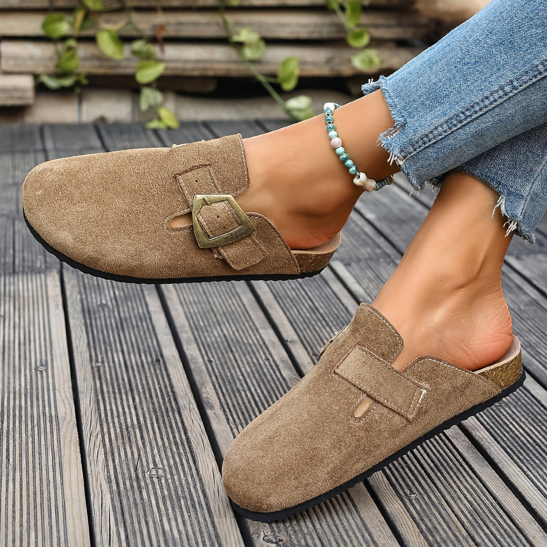 Winona | Slip-On Mules med Spänne