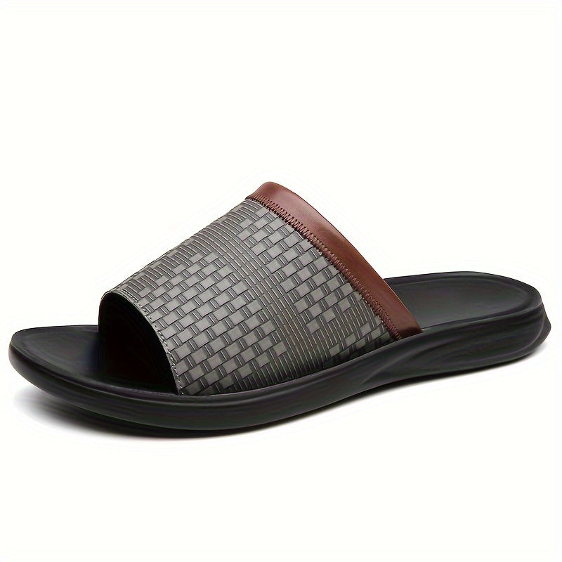 Elliot | Vävda Slide Sandaler