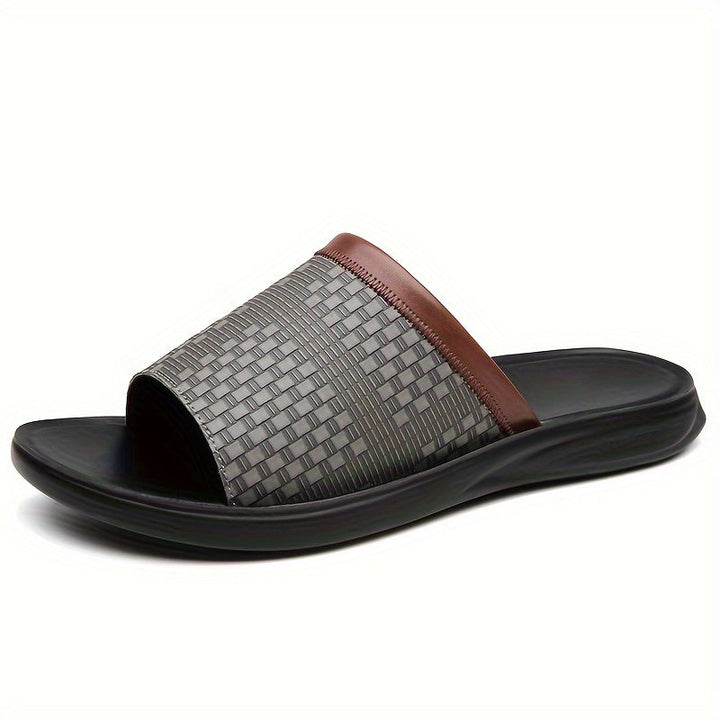 Elliot | Vävda Slide Sandaler