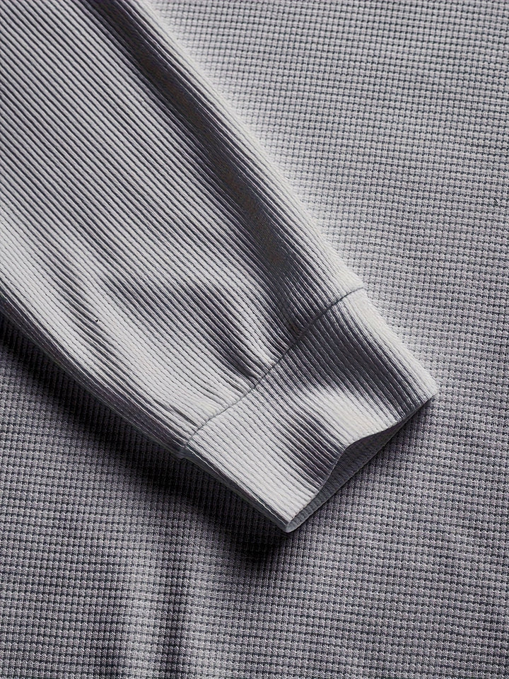 Aaron | Texturerad Elbow-Patch Tröja