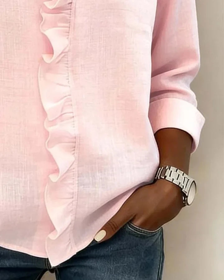 Chloe | Lättvikts V-ringad Blus
