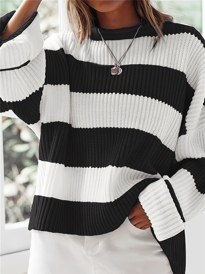 Ivy | Avslappnad Färgblock Sweater