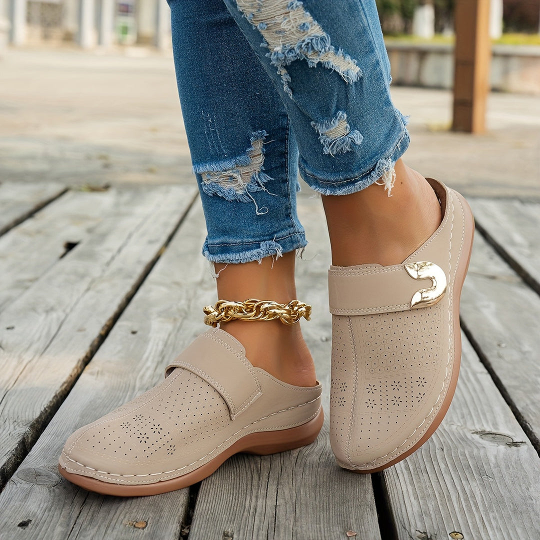 Annalise | Dämpade Wedge Träskor