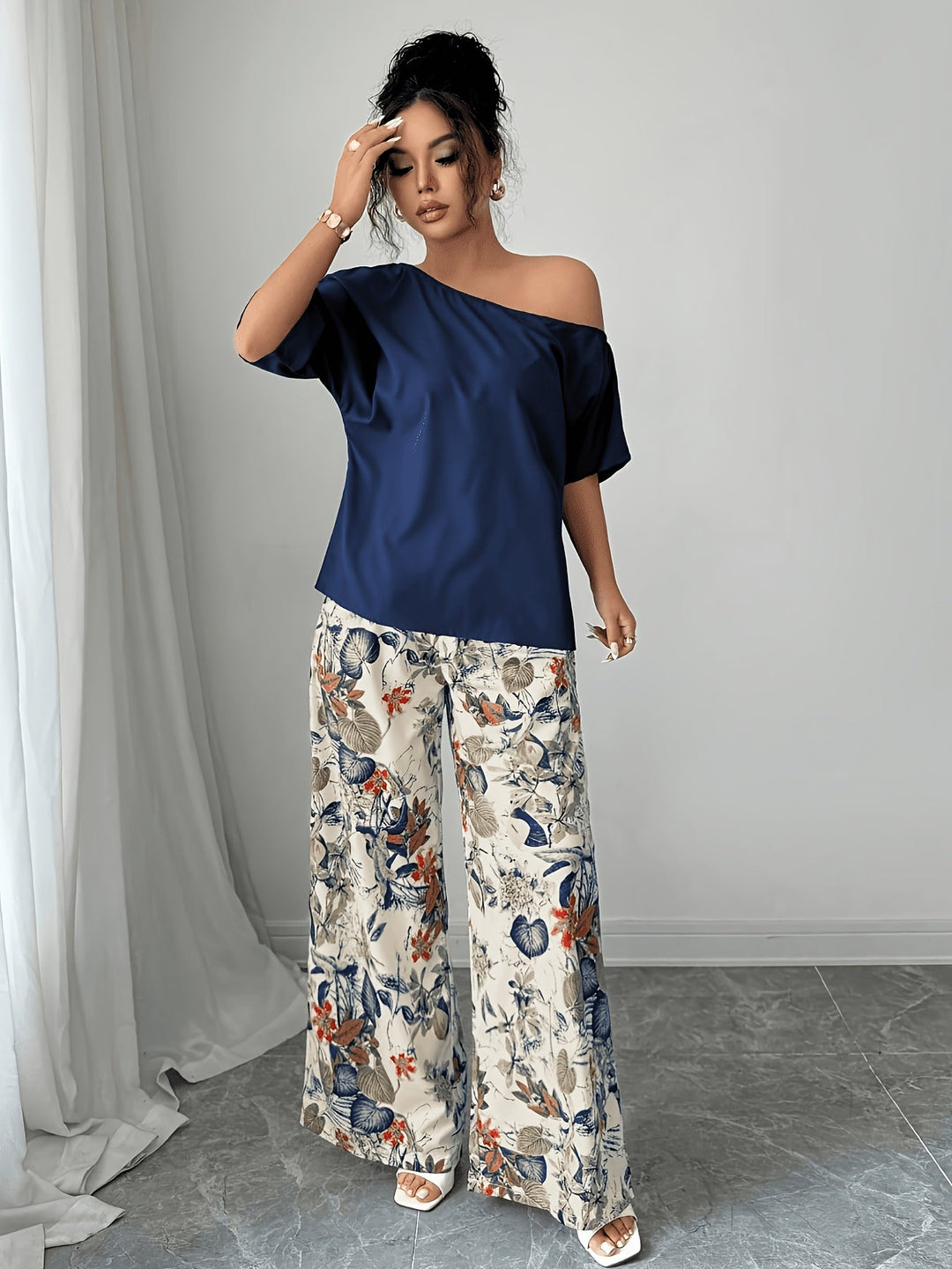 Estella | Off-Shoulder Tvådelad Set
