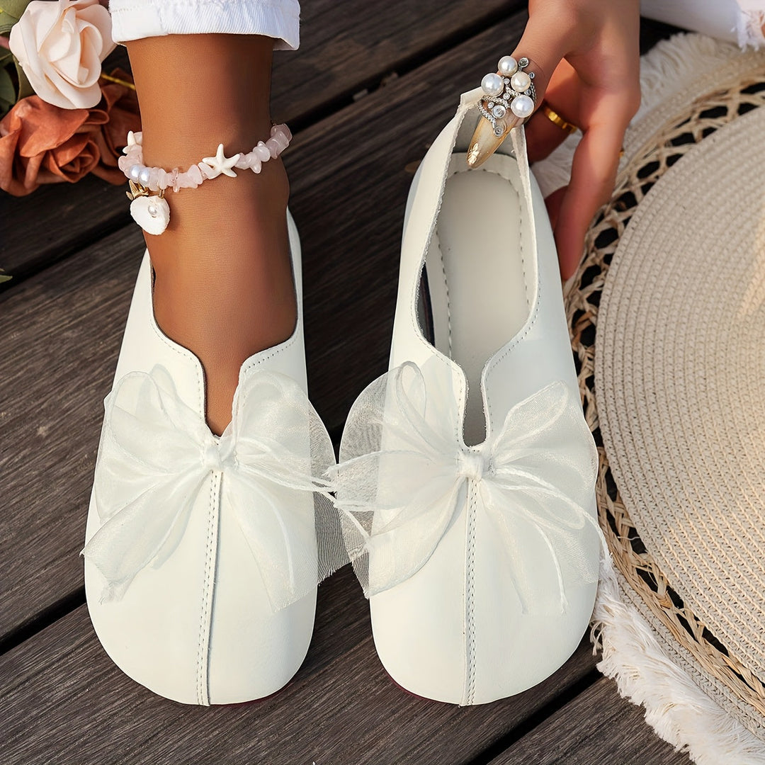 Cecilia | Båge-Accent Slip-On Flats