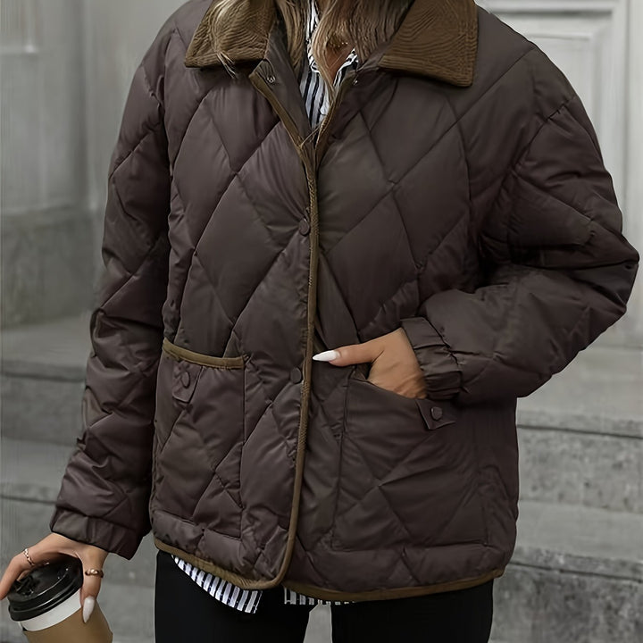 Imogen | Diamantquiltad Fodrad Jacka