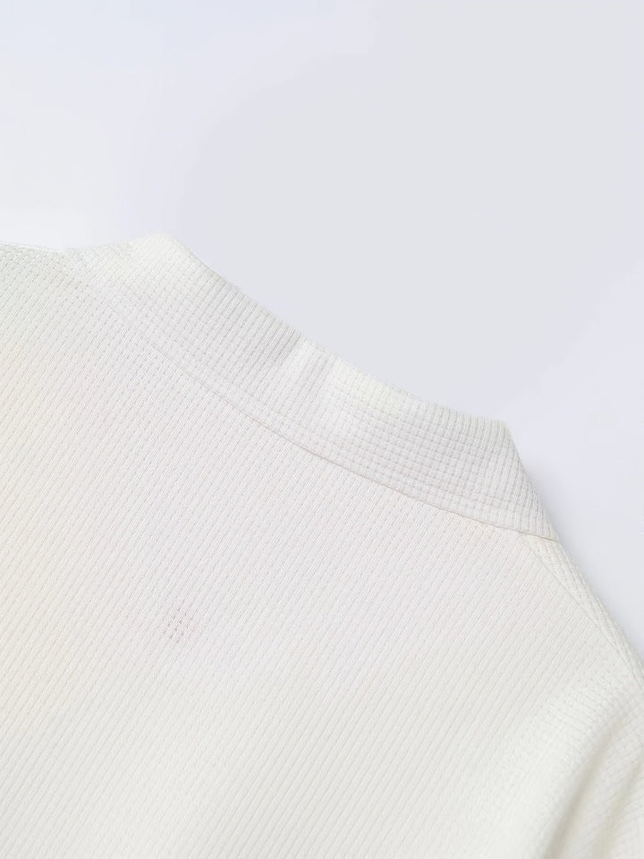 Cameron | Texturerad Zip Jacka