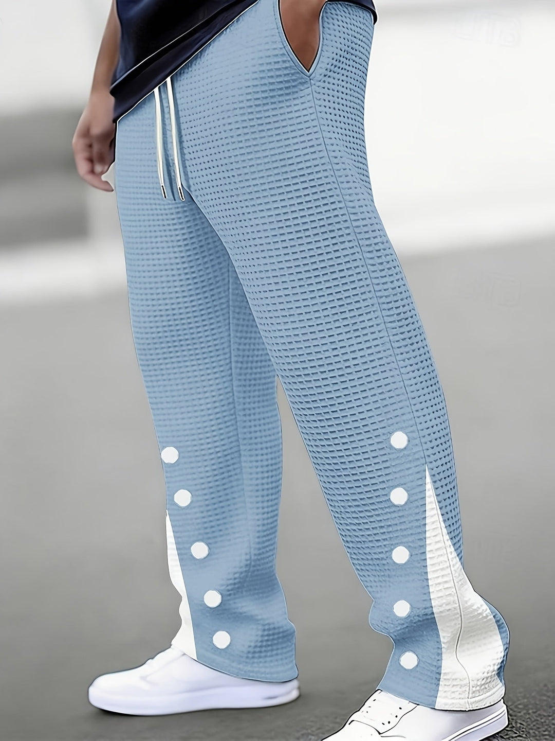 Barrett | Texturerade Snap-Side Byxor