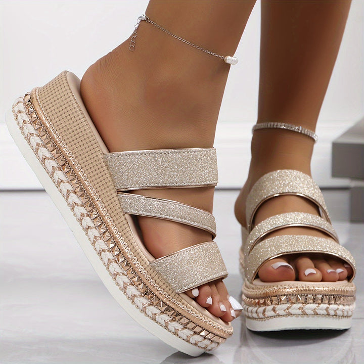 Layla | Premium Bekväm Kilklack Sandal