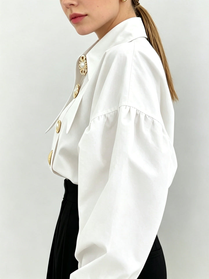 Lucille | Statement Krage Blus