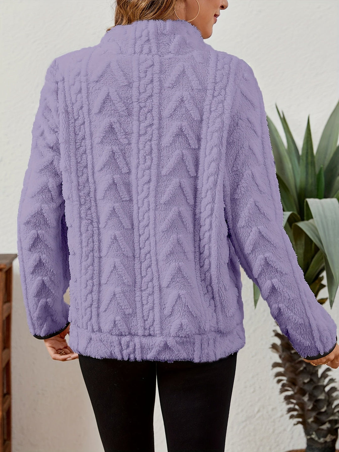 Delilah | Mysig Halvdragkedja Pullover