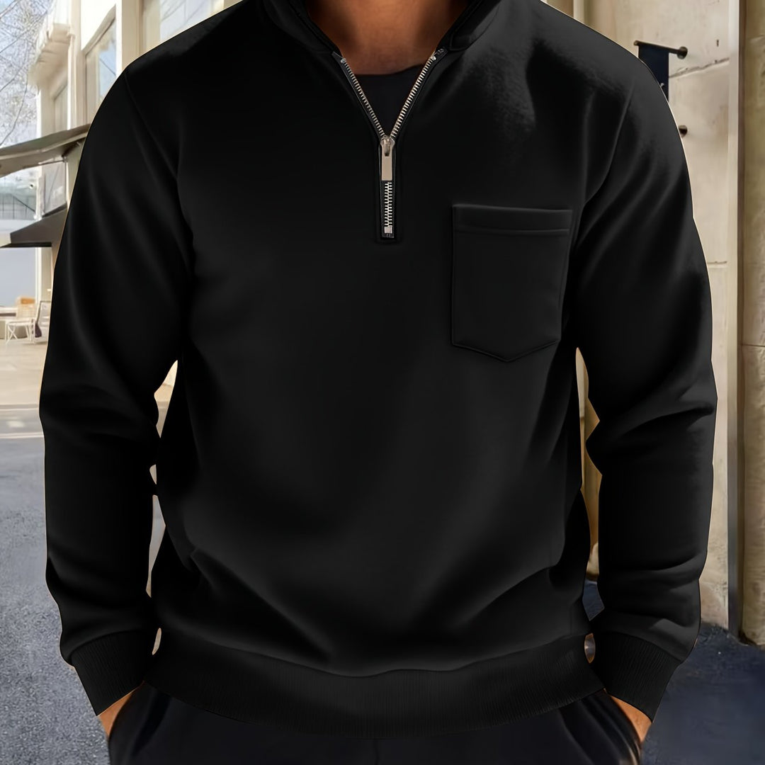 Emmett | Raffinerad Halv-Zip Pullover
