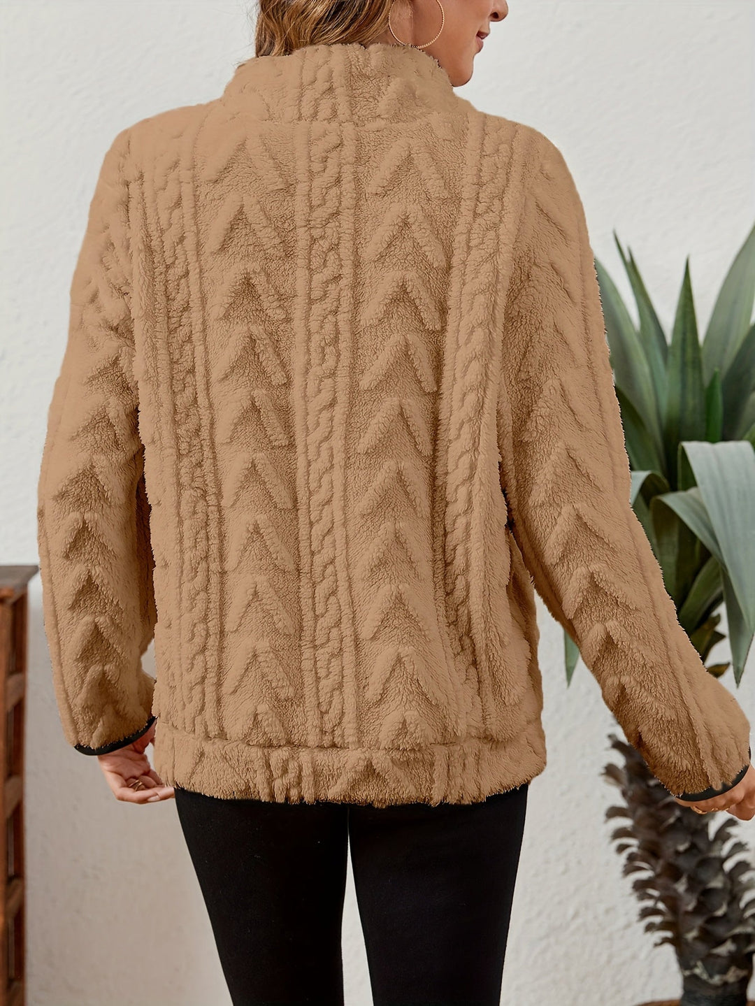 Delilah | Mysig Halvdragkedja Pullover