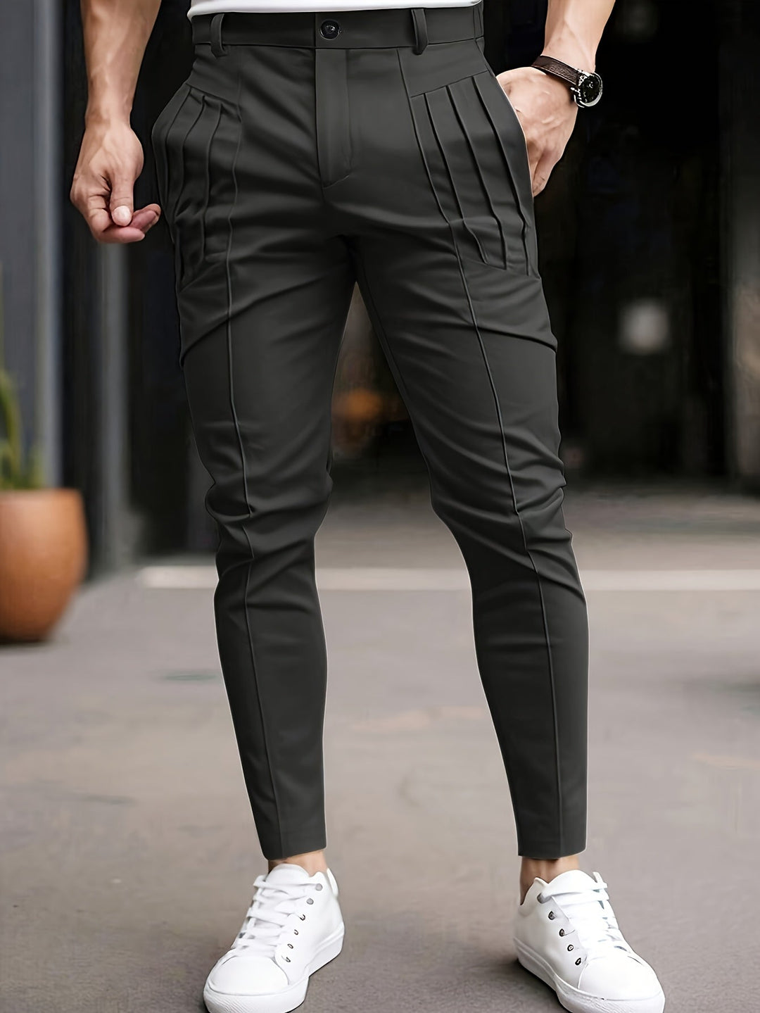 Landon | Skräddarsydd Slim-Fit Byxa