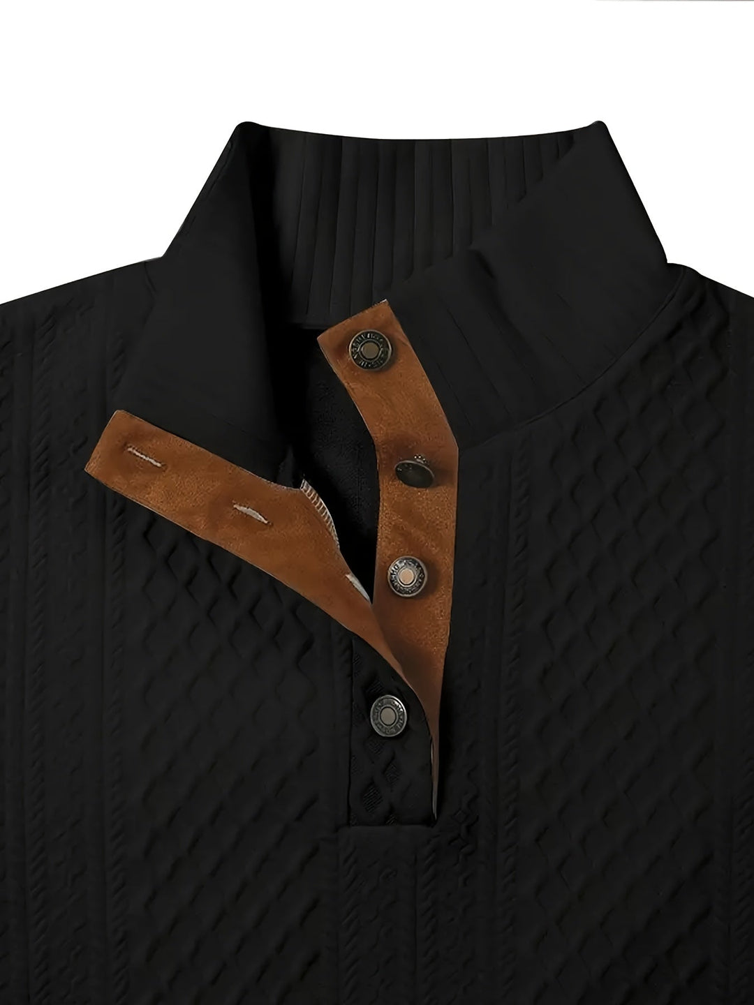 Ronan | Ståkrage Knapp Henley Tröja