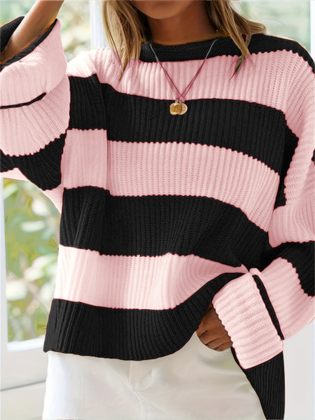 Ivy | Avslappnad Färgblock Sweater