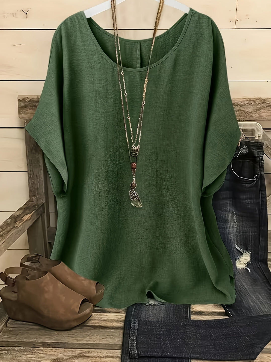 Maeve | Flowy Batwing Blus