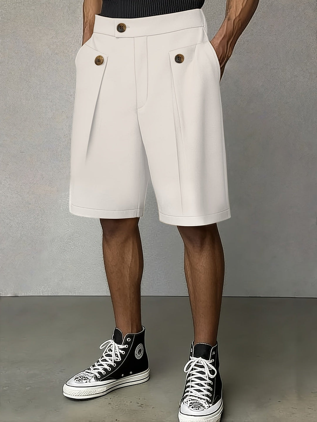 Harlan | Skräddarsydda Plisserade Shorts