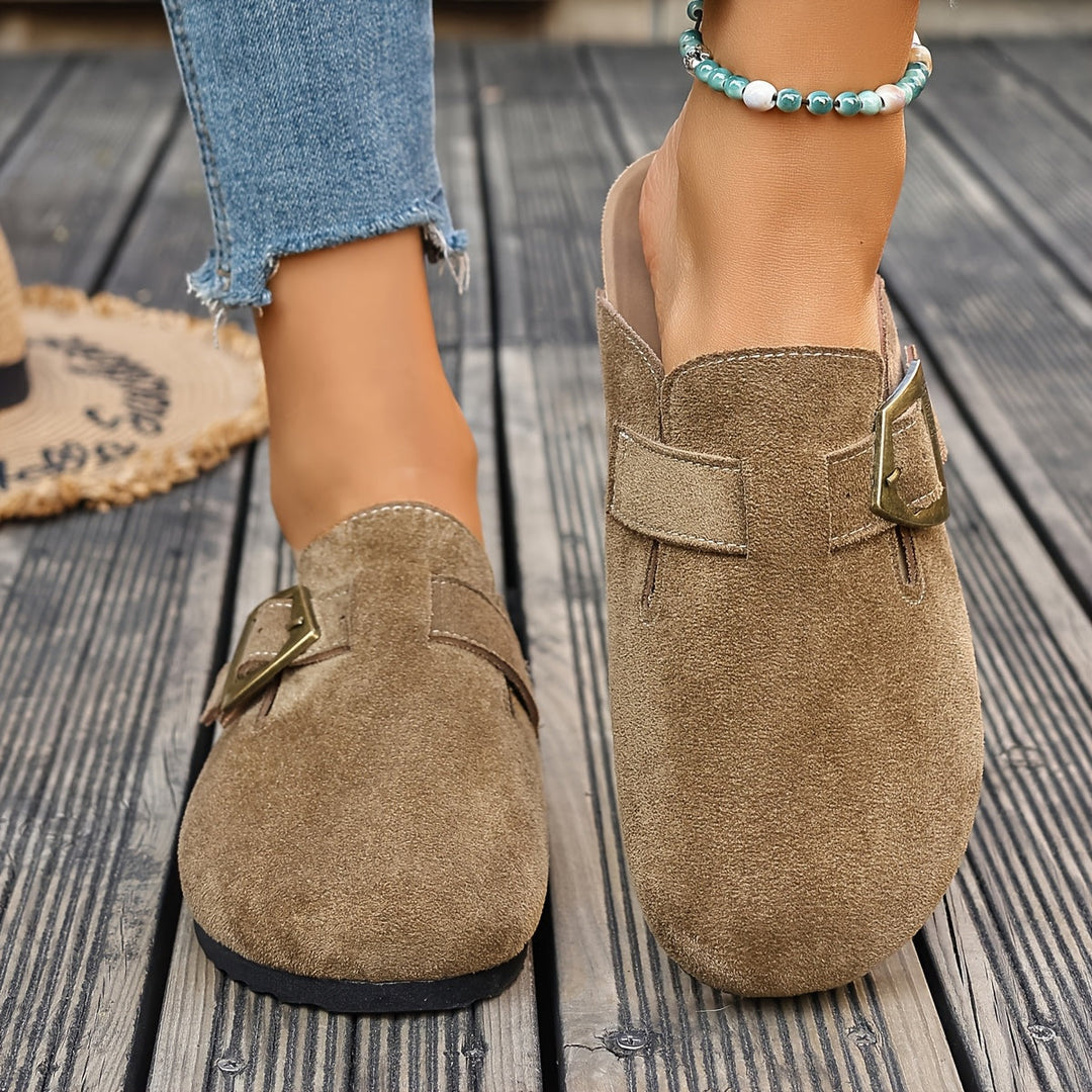 Winona | Slip-On Mules med Spänne