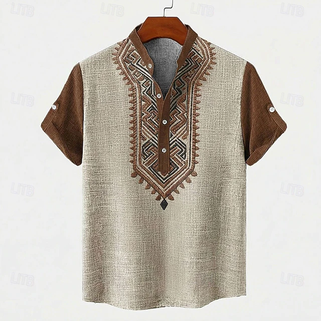 Sebastian | Broderad Vintage Skjorta