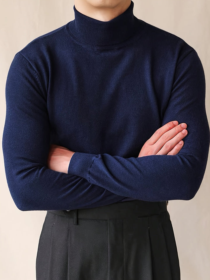 Dominic | Förfinad Höghalsad Turtleneck