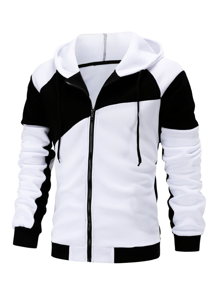 Bryce | Färgblock Zip-Up Hooded Jacket