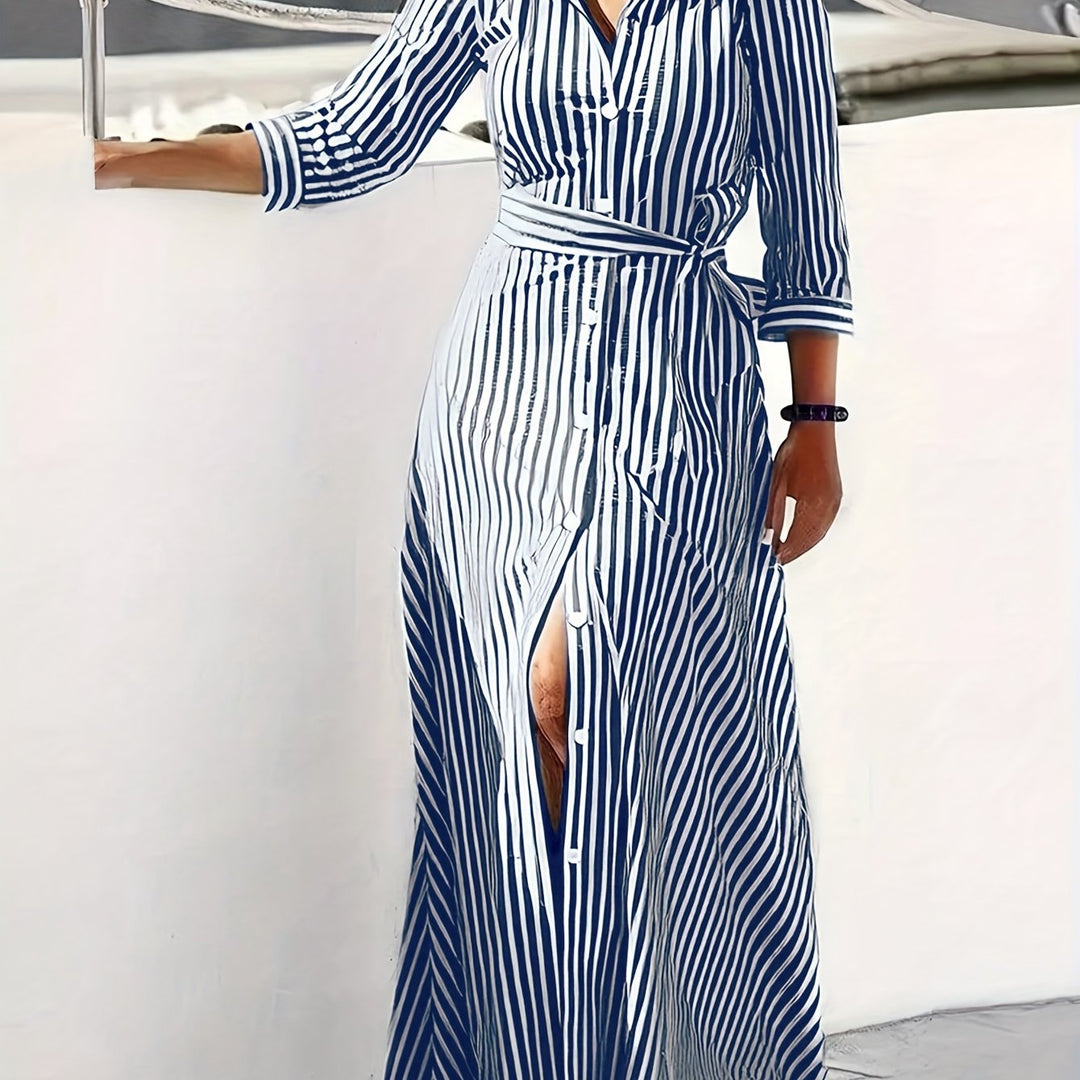 Meredith | Bälteklänning Maxi
