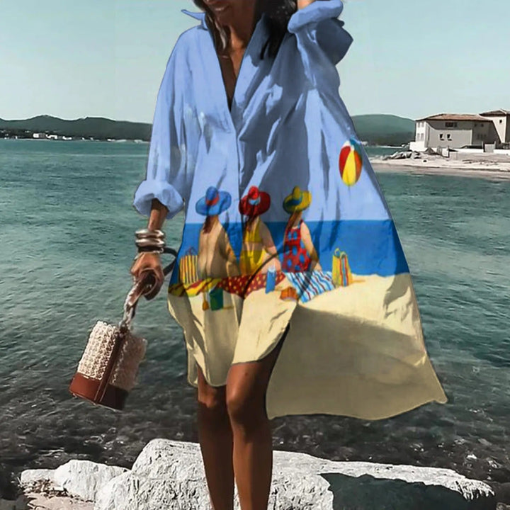 Eileen | Lätt Sommar Skjortklänning