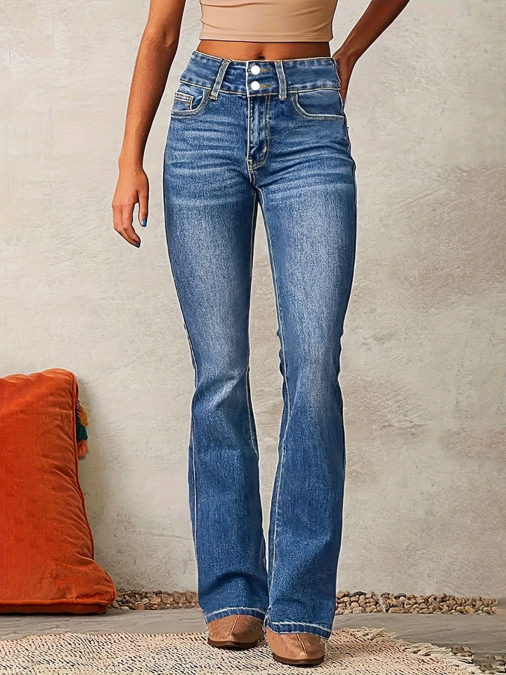 Josephine | Högmidjade vida jeans