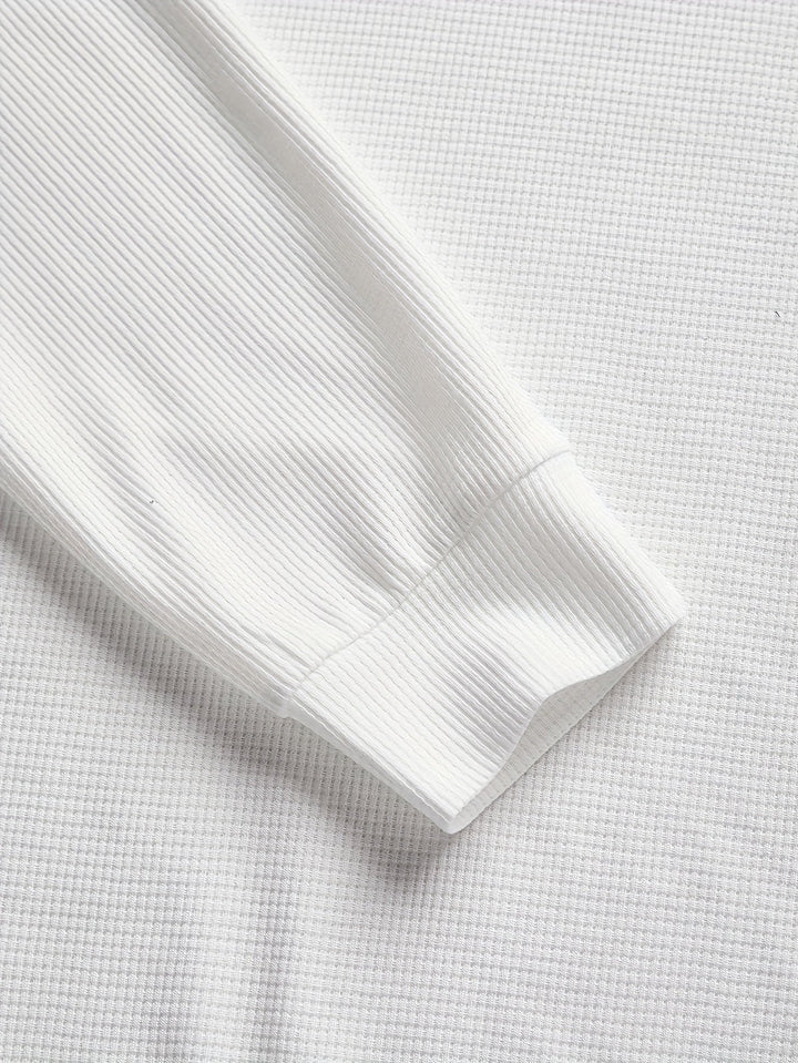 Aaron | Texturerad Elbow-Patch Tröja