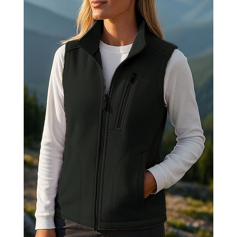 Gillian | Mjuk Zip-Up Västar