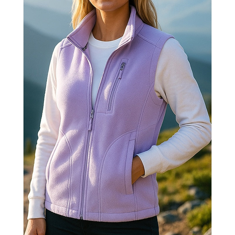 Gillian | Mjuk Zip-Up Västar