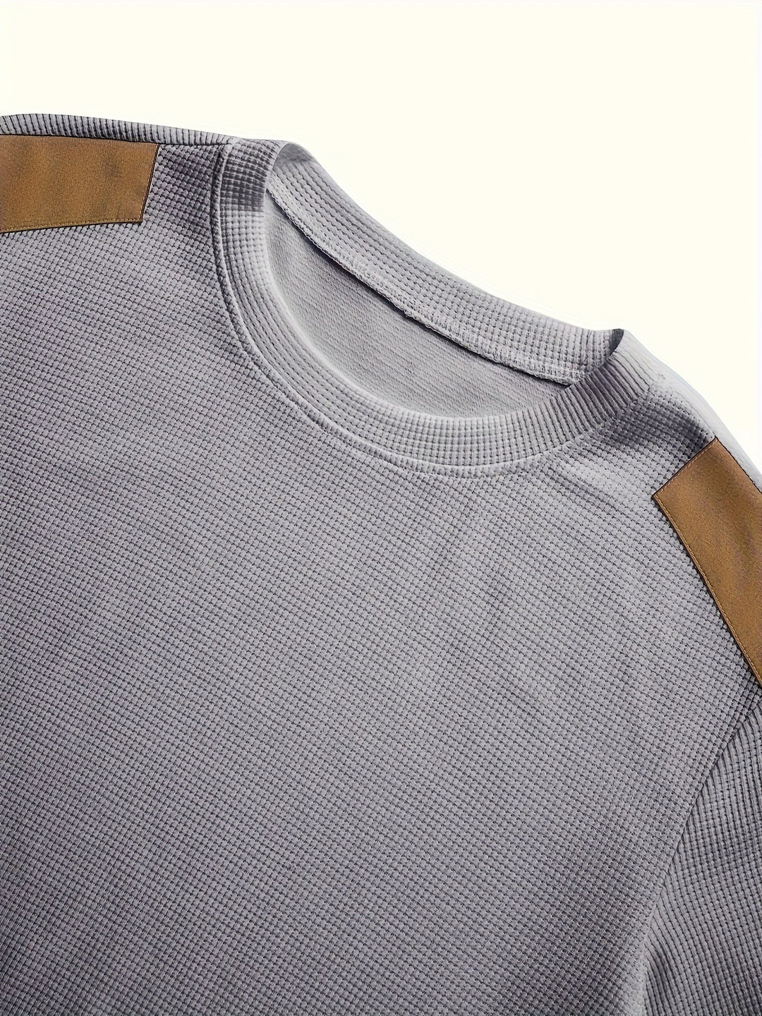Aaron | Texturerad Elbow-Patch Tröja