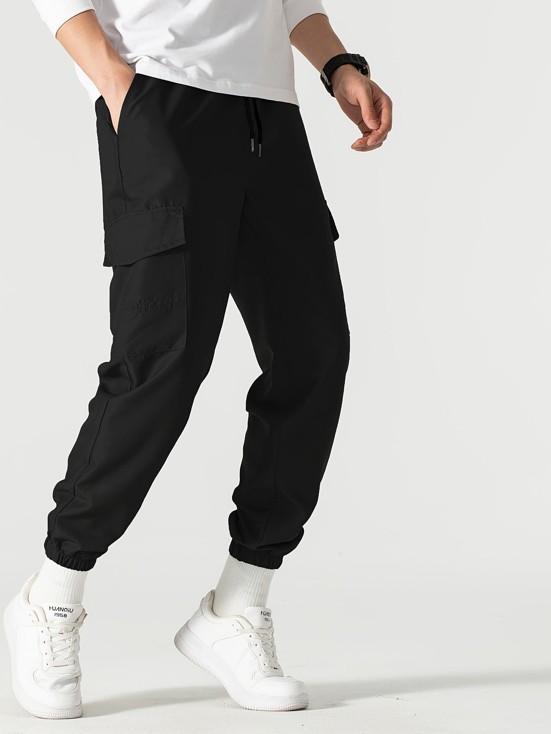 Aaron | Avslappnade Cargo Joggers