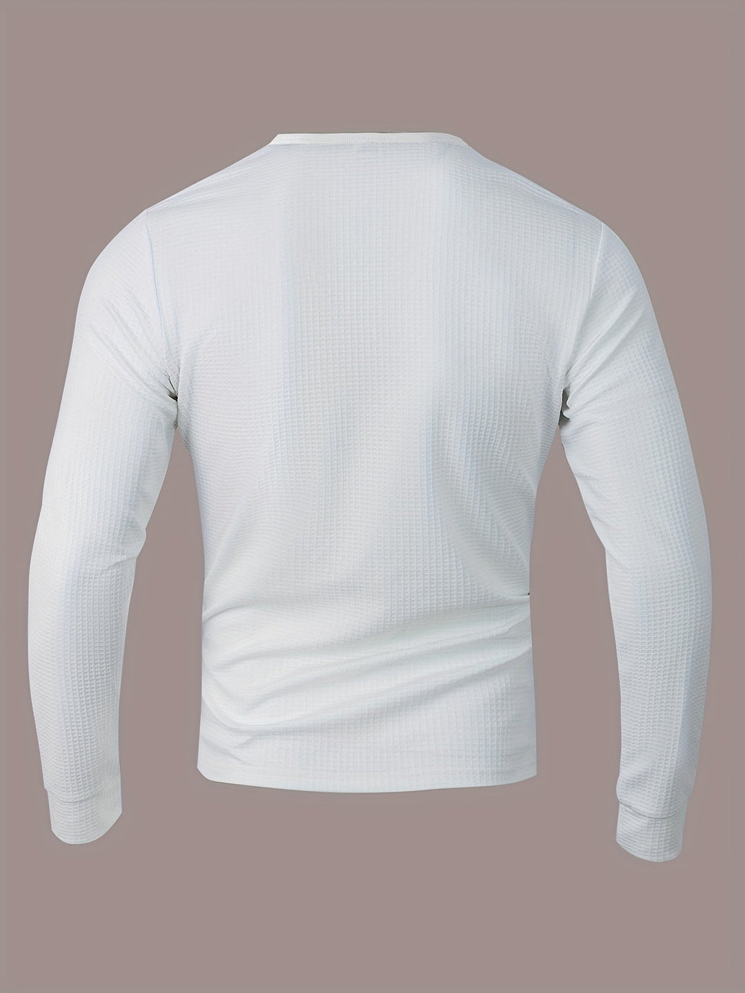 Curtis | Texturerad långärmad Henley