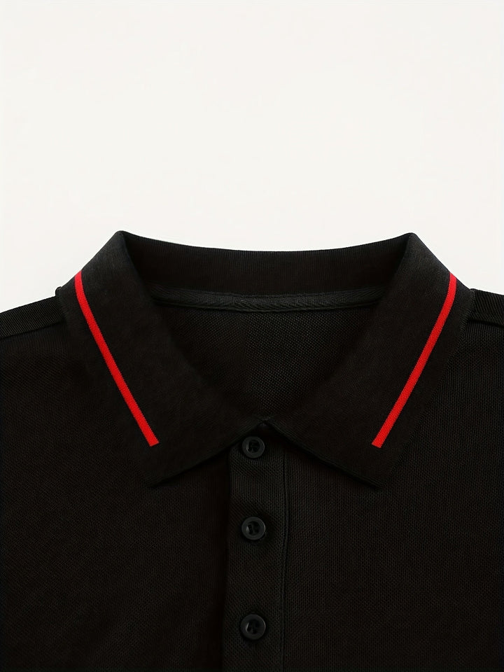 Dalton | Raffinerad långärmad polo